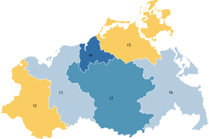  (Bundestagswahlkreise Mecklenburg-Vorpommern 2021 - öffnet in neuem Fenster)