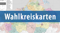Sonderausgaben der topographischen Gebietskarten zu den Landtags- und Bundestagswahlen