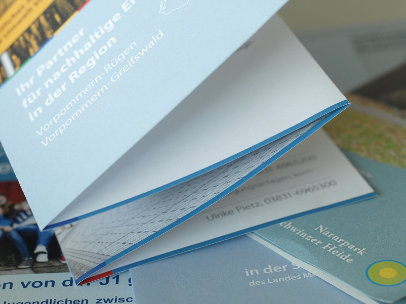 Flyer in Zickzackfalzung © LAiV