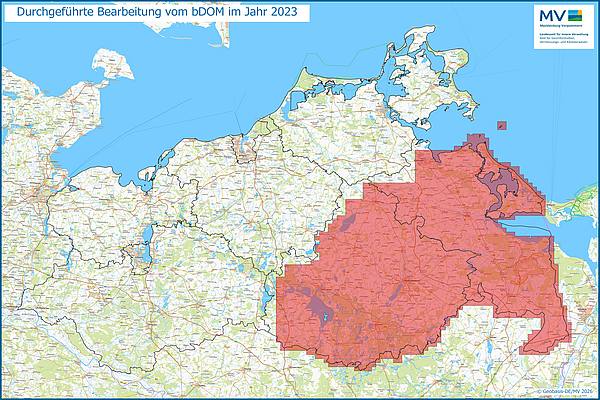 Jahresübersicht bDOM Bearbeitung Aktualitätsstand 2023 © Geobasis-DE/MV 2026