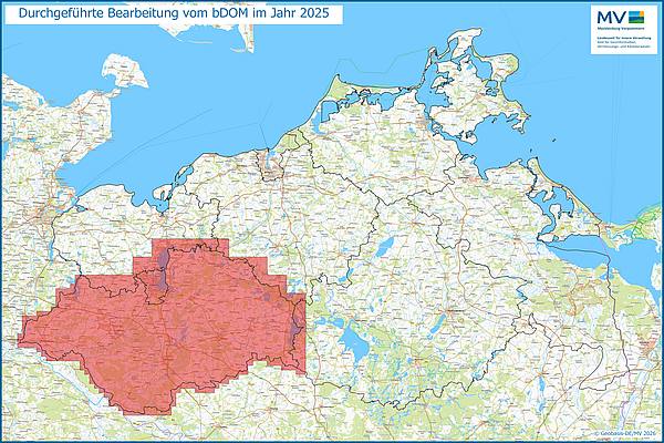 Jahresübersicht bDOM Bearbeitung Aktualitätsstand 2025 © Geobasis-DE/MV 2026