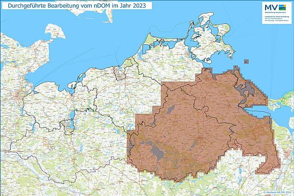 Jahresübersicht nDOM Bearbeitung Aktualitätsstand 2023 © Geobasis-DE/MV 2026