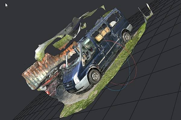 Structure from Motion einer Unfallsimulation © LAiV