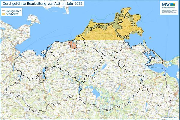 Jahresübersicht ALS Bearbeitung Aktualitätsstand 2022 © Geobasis-DE/MV 2023