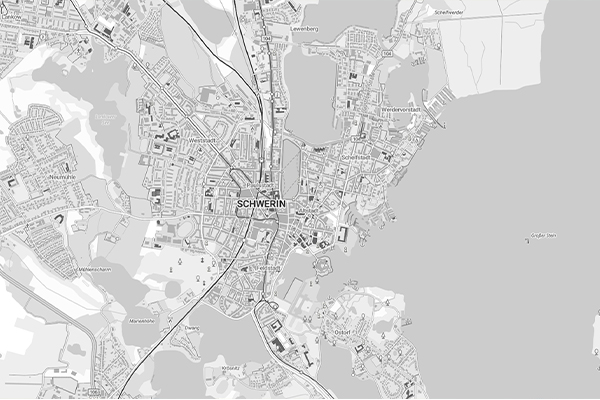 Beispielbild basemap.de Web Raster in Grau © LAiV