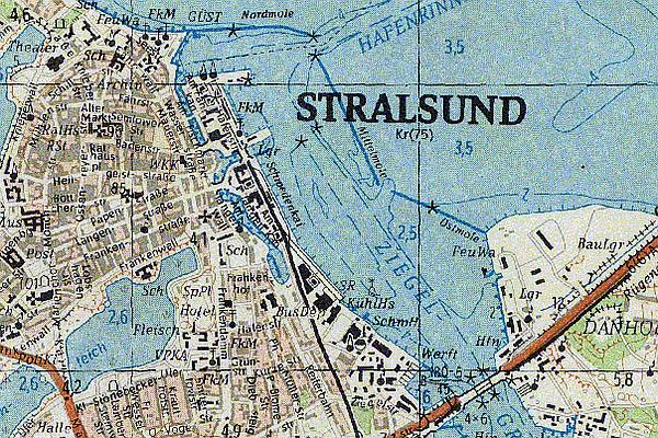 Ausschnitt TK25AS (Topographische Karten der DDR) © LAiV