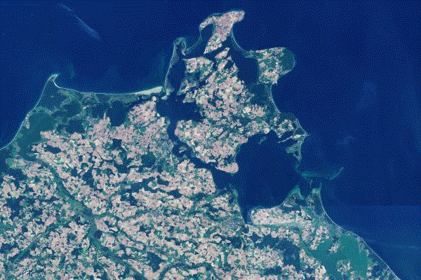 Satellitenbild-Mosaik M-V © LAiV