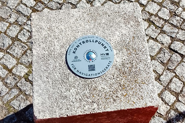 Kontrollpunkt für mobile Navigation M-V © LAiV