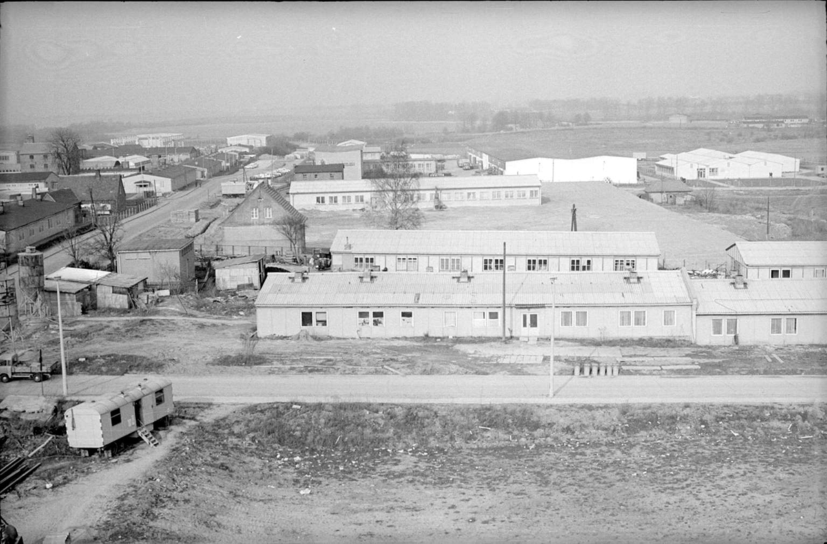 22. März 1973 Blick vom im Bau befindlichen Haus B. 22. März 1973 Blick vom im Bau befindlichen Haus B.