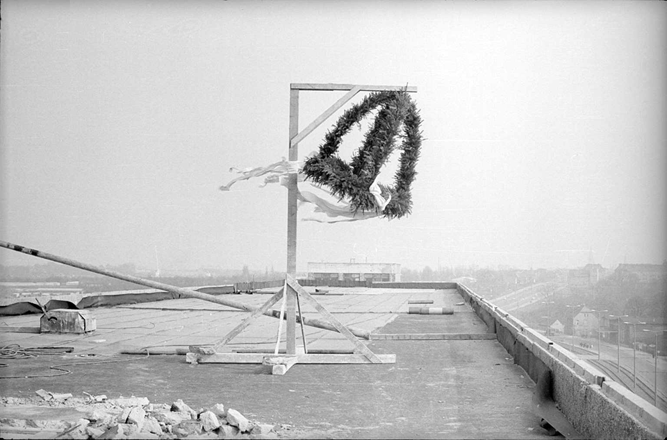 22. März 1973 Richtfest Haus B. 