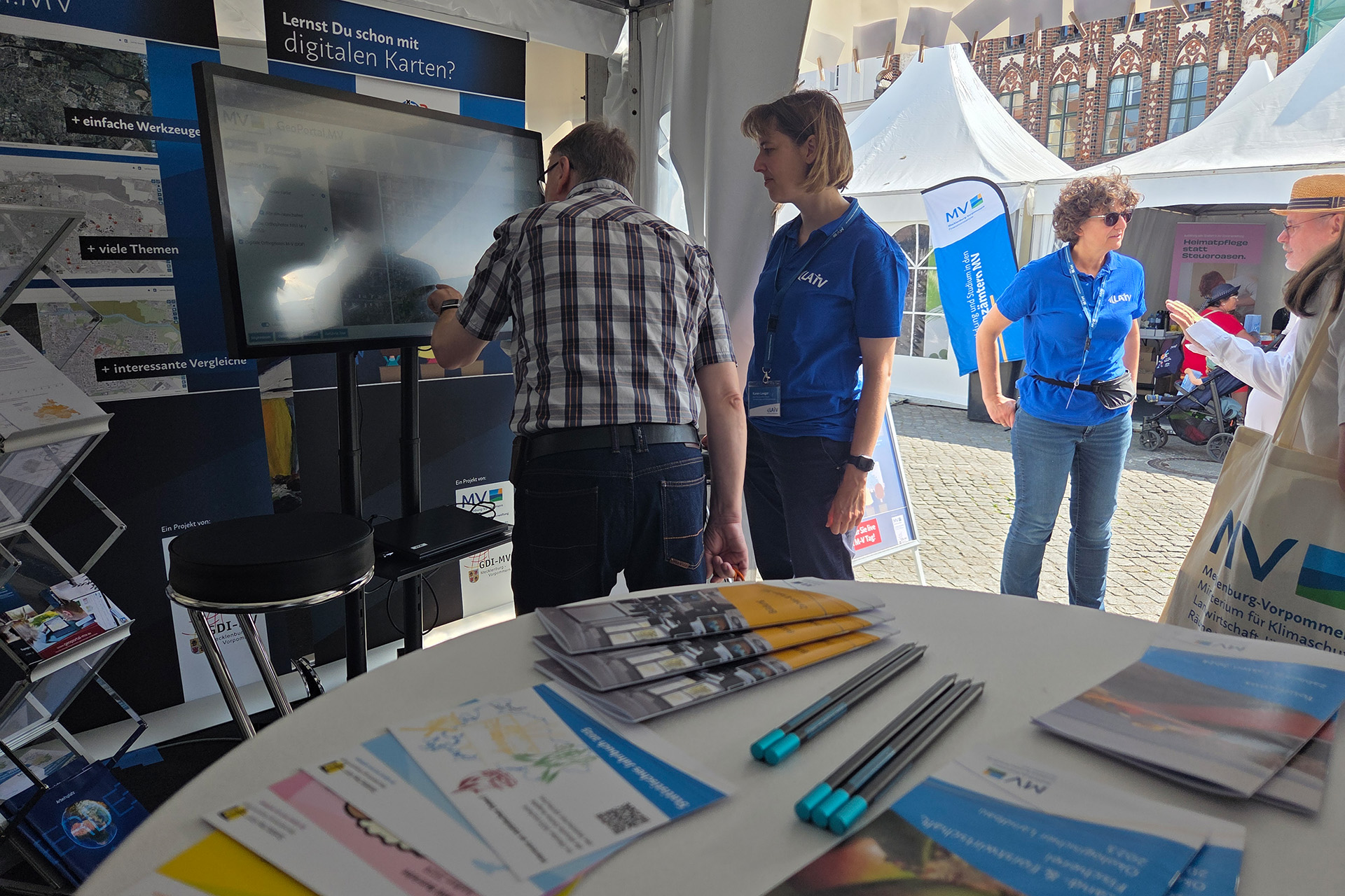 MV-Tag 2025 - Stand des Landesamtes für innere Verwaltung. © Landesamt für innere Verwaltung, 2025