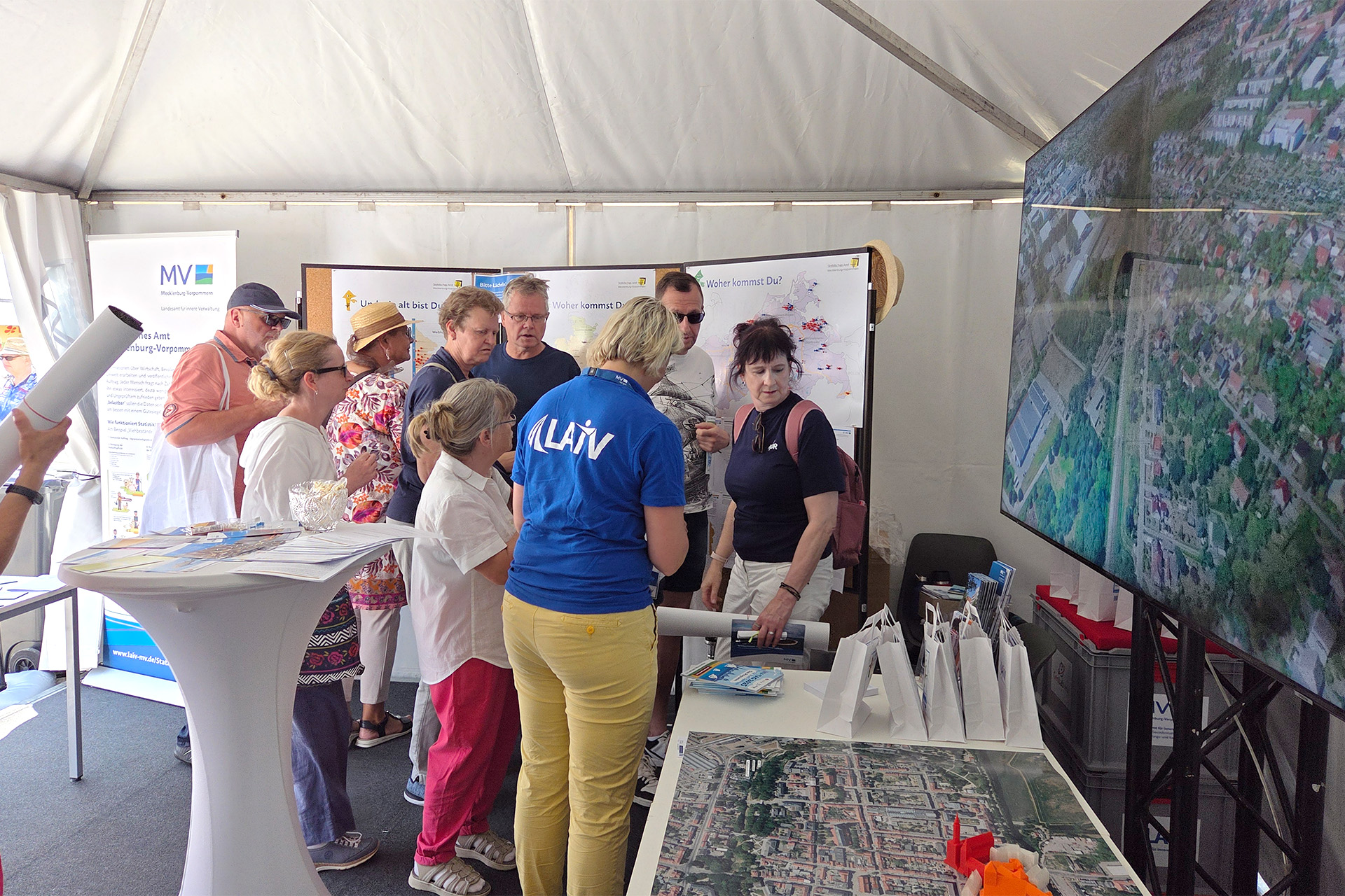 MV-Tag 2025 - Stand des Landesamtes für innere Verwaltung. © Landesamt für innere Verwaltung, 2025
