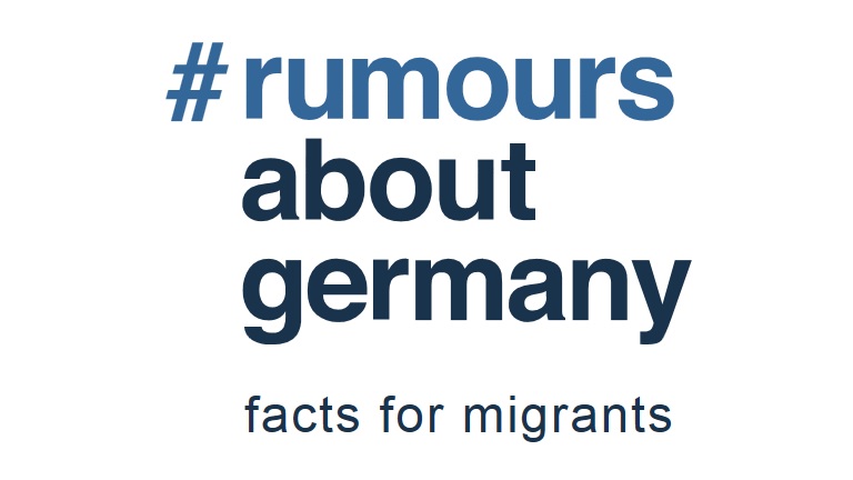 Logo #rumours about germany © Auswärtiges Amt